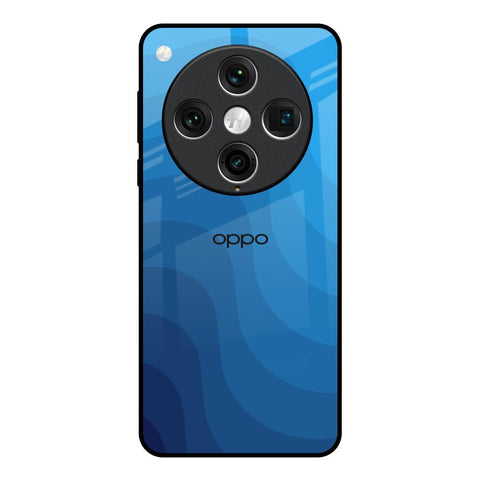 Blue Wave Abstract Oppo Find x8 Pro Glass Back Cover Online