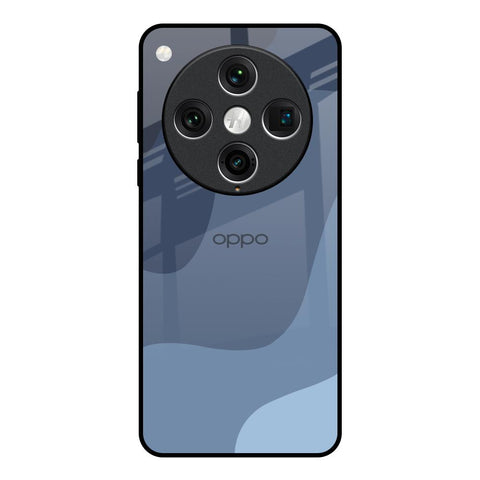 Navy Blue Ombre Oppo Find x8 Pro Glass Back Cover Online