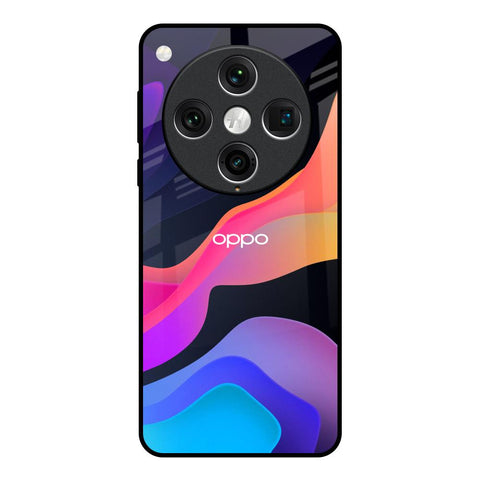 Colorful Fluid Oppo Find x8 Pro Glass Back Cover Online