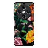 Flowers & Butterfly Oppo Find x8 Pro Glass Back Cover Online