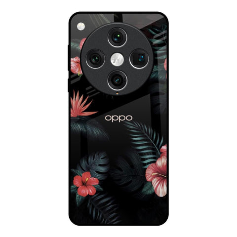 Tropical Art Flower Oppo Find x8 Pro Glass Back Cover Online