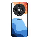 Wavy Color Pattern Oppo Find x8 Pro Glass Back Cover Online