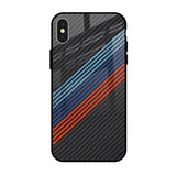 Carbon Inspired iPhone X Glass Back Cover Online