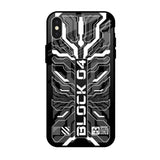 Monochrome Magic iPhone X Glass Back Cover Online