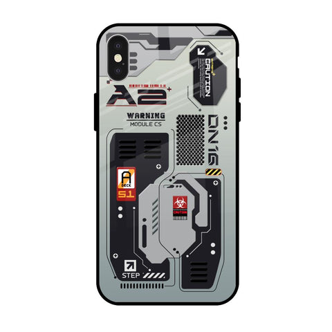 Techno Vibes iPhone X Glass Back Cover Online