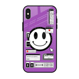 Code with Smile iPhone X Glass Back Cover Online