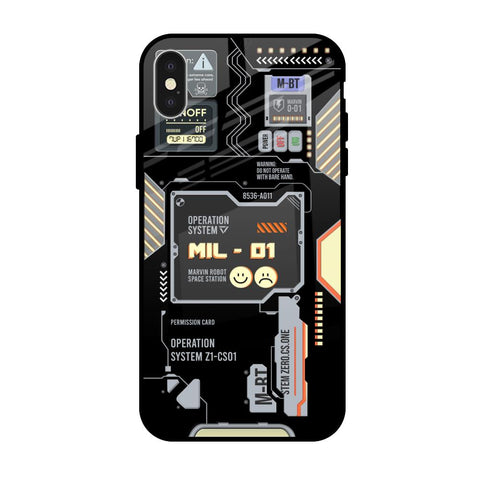 Exposed Parts iPhone X Glass Back Cover Online