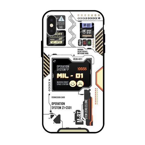 Tech Display iPhone X Glass Back Cover Online