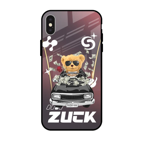 Money Madness iPhone X Glass Back Cover Online