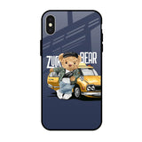 Adventurous Bear iPhone X Glass Back Cover Online