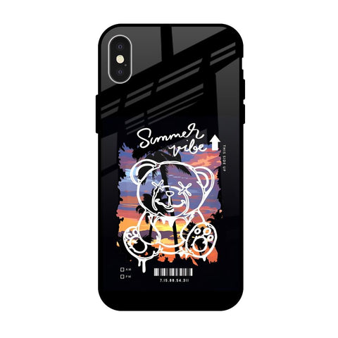 Summer Vibe iPhone X Glass Back Cover Online