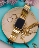 Gold Single Halo Crystal Bumper Case