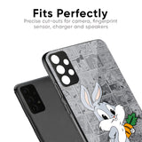 Cute Baby Bunny Glass Case for Oppo F27 Pro Plus