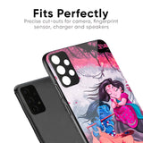 Radha Krishna Art Glass Case for Oppo Reno11 5G