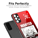 Luffy Wanted Glass Case for Vivo V30e