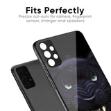 Angry Black Leopard Glass Case for Redmi 10 Prime