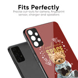 Astronaut Bear Glass Case for Oppo F21s Pro