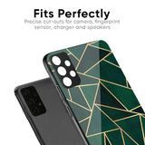 Abstract Green Glass Case For Vivo Y200 5G