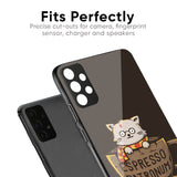 Tea With Kitty Glass Case For Oppo F27 Pro Plus