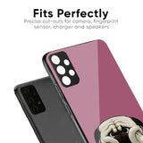 Funny Pug Face Glass Case For Oppo F27 Pro Plus