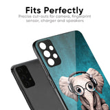 Adorable Baby Elephant Glass Case For Vivo V30e