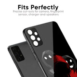 Shadow Character Glass Case for Samsung Galaxy M55s