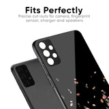 Floating Floral Print Glass Case for Oppo F27 Pro Plus