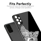 Kitten Mandala Glass Case for Samsung Galaxy S25 Plus 5G