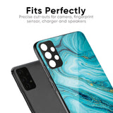 Ocean Marble Glass Case for Oppo F27 Pro Plus