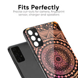 Floral Mandala Glass Case for Samsung Galaxy M55s