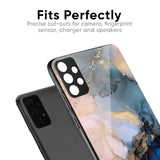 Marble Ink Abstract Glass Case for Samsung Galaxy M55s