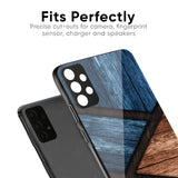 Wooden Tiles Glass Case for Redmi Note 14 5G