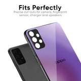 Ultraviolet Gradient Glass Case for Oppo F27 Pro Plus