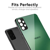 Green Grunge Texture Glass Case for Oppo F27 Pro Plus