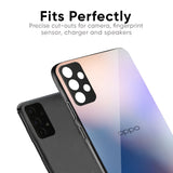 Blue Mauve Gradient Glass Case for Oppo F27 Pro Plus