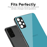 Oceanic Turquiose Glass Case for Oppo F27 Pro Plus