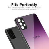 Purple Gradient Glass case for Oppo Reno11 5G