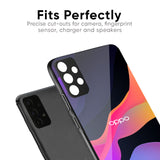 Colorful Fluid Glass Case for Oppo F27 Pro Plus