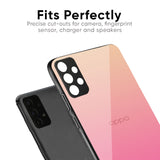 Pastel Pink Gradient Glass Case For Oppo F27 Pro Plus