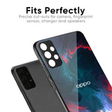 Brush Art Glass Case For Oppo F27 Pro Plus