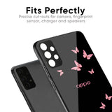 Fly Butterfly Glass Case for Oppo F27 Pro Plus