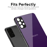 Dark Purple Glass Case for Oppo F27 Pro Plus