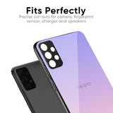 Lavender Gradient Glass Case for Oppo F27 Pro Plus