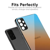 Rich Brown Glass Case for Oppo F27 Pro Plus