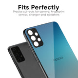 Sea Theme Gradient Glass Case for Oppo F27 Pro Plus