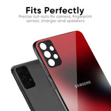 Red Garnet Glass Case for Samsung Galaxy M55s