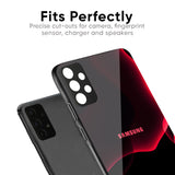 Red Thunder Glass Case for Samsung Galaxy A26 5G