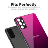 Purple Ombre Pattern Glass Case for Samsung Galaxy A04