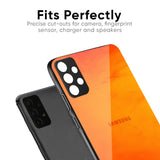 Tangy Orange Glass Case for Samsung Galaxy M55s