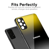 Yellow Shadow Glass Case for Samsung Galaxy M55s